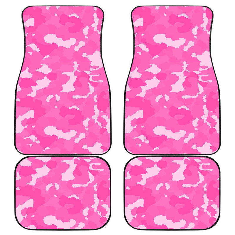 Pink Camouflage Floor Mats - Carbone&