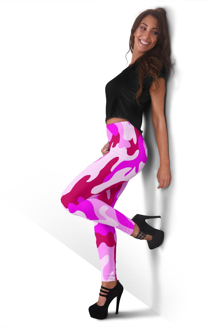 PINK CAMOUFLAGE Leggings - Carbone's Marketplace