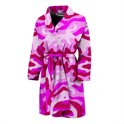 Pink Camouflage Mens Bathrobe - Carbone's Marketplace