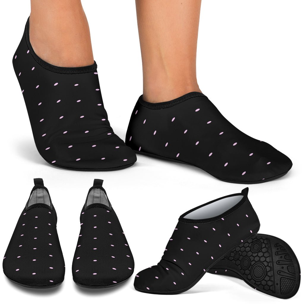 Pink Dotted Aqua Shoes - Carbone's Marketplace