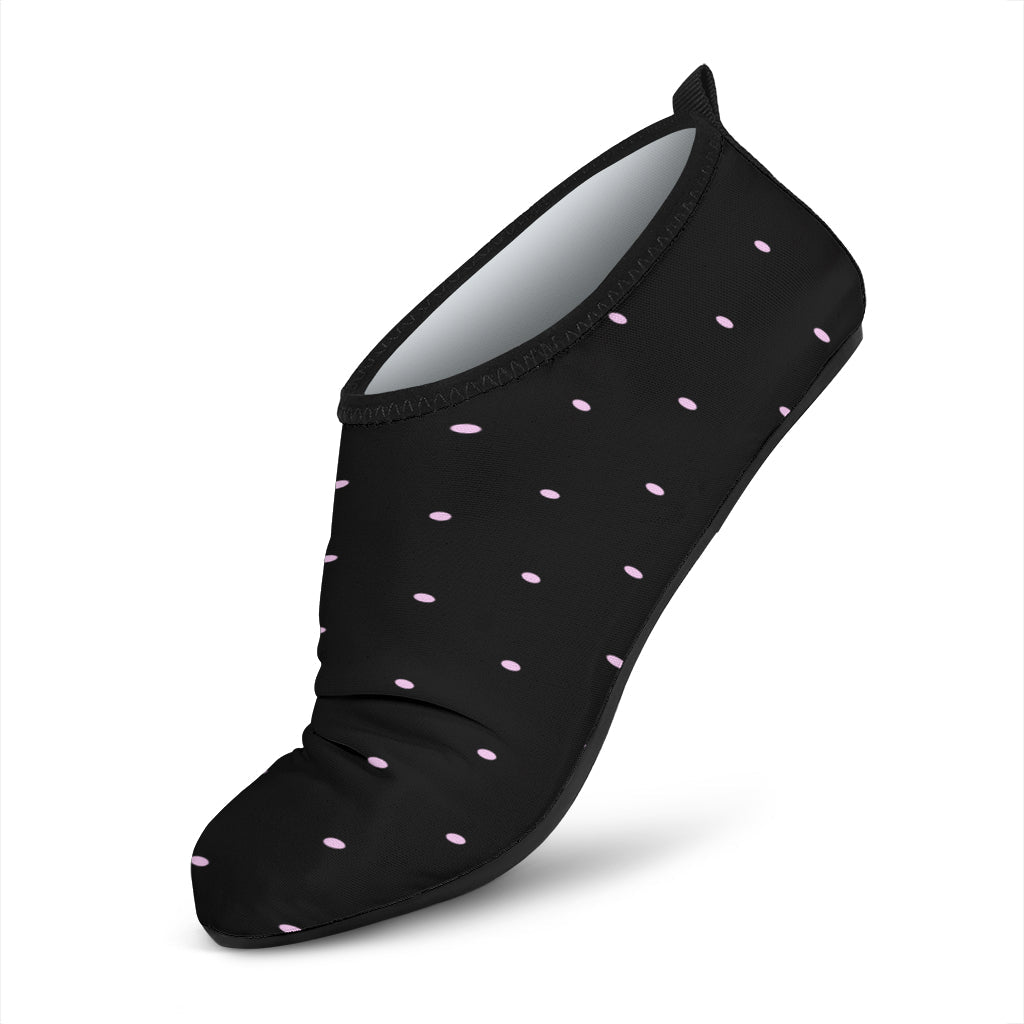 Pink Dotted Aqua Shoes - Carbone's Marketplace