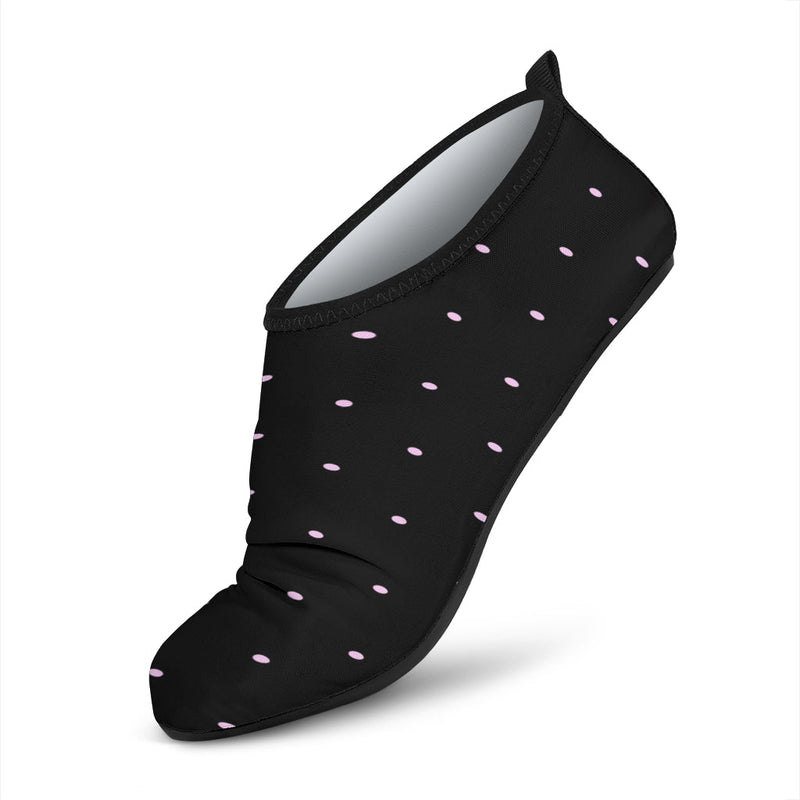 Pink Dotted Aqua Shoes - Carbone&