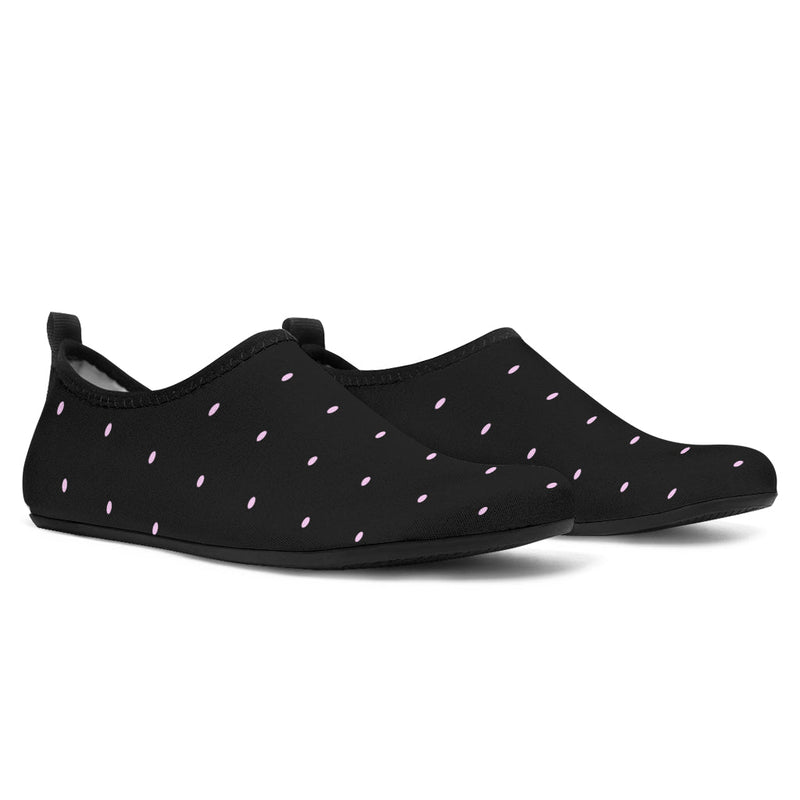 Pink Dotted Aqua Shoes - Carbone&