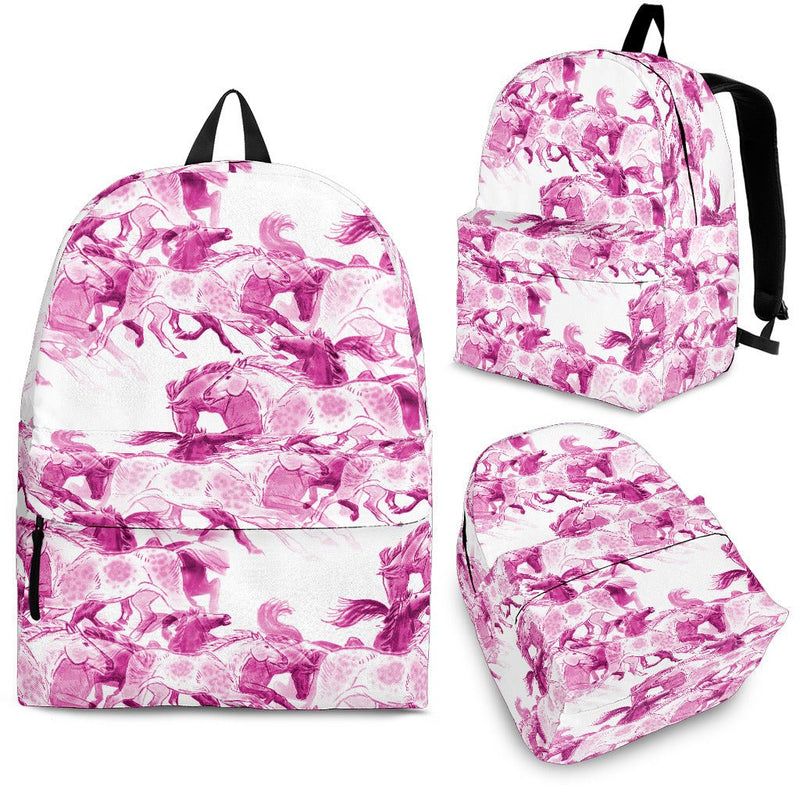 Pink Horse Backpack - Carbone&