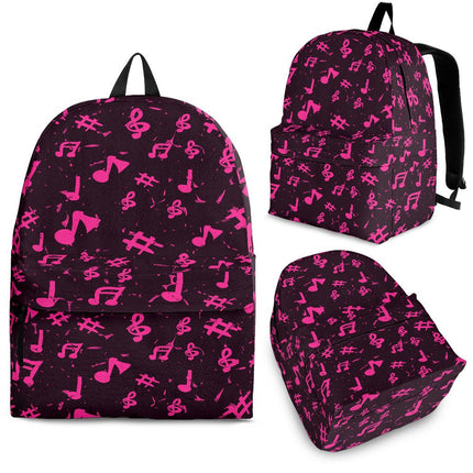 Pink Music Note Backpack - Carbone's Marketplace