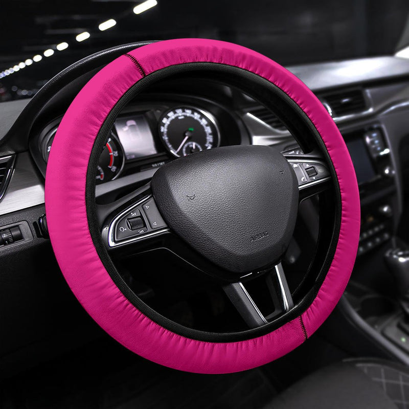 Pink Steering Wheel Cover - Carbone&