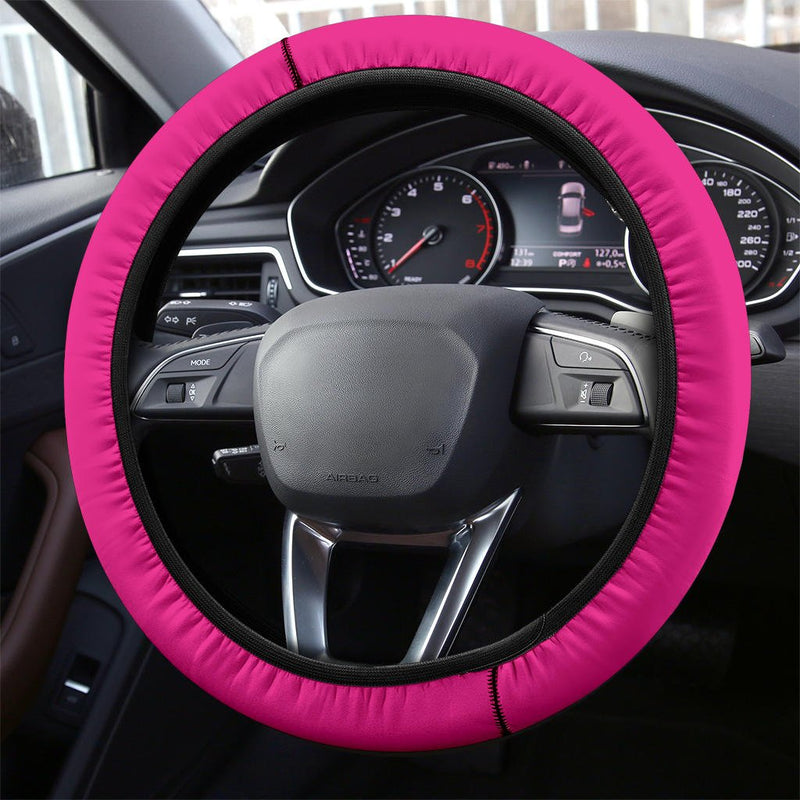 Pink Steering Wheel Cover - Carbone&