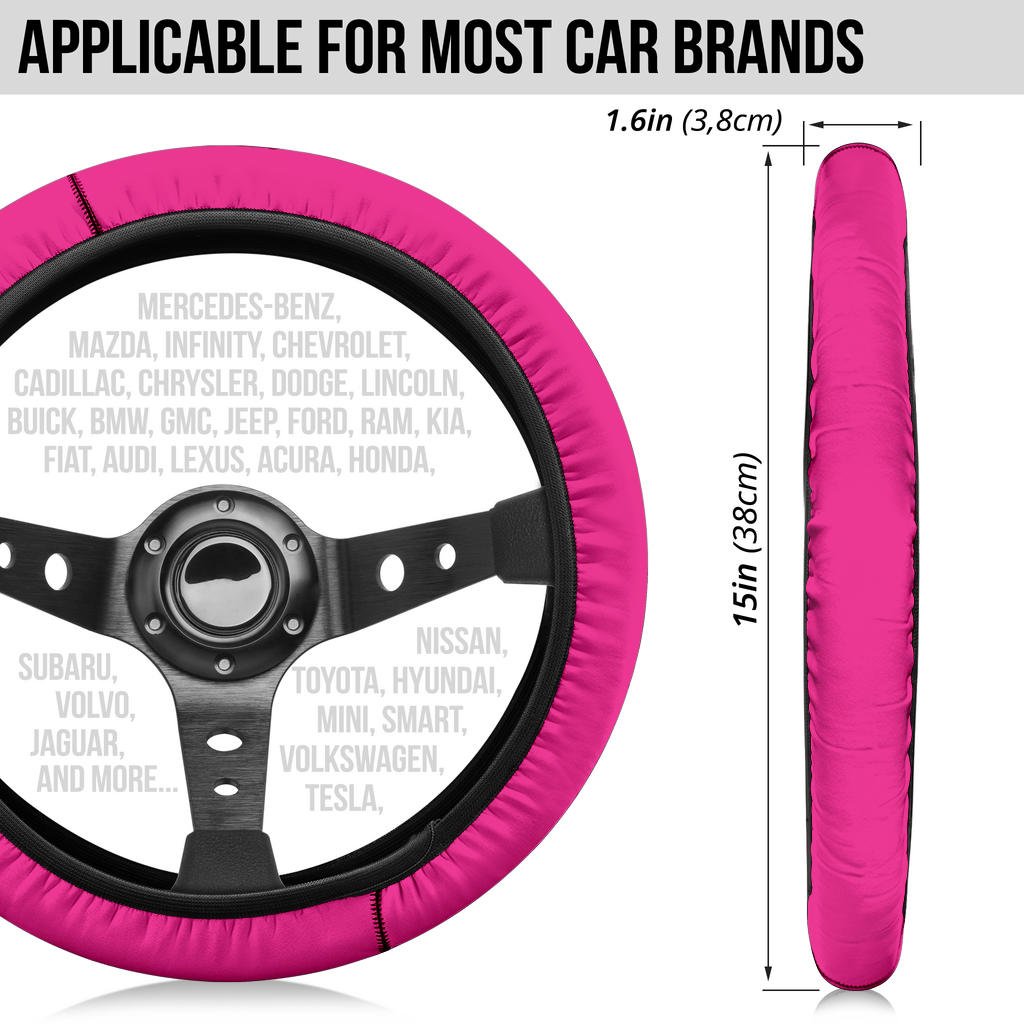 Pink Steering Wheel Cover - Carbone's Marketplace