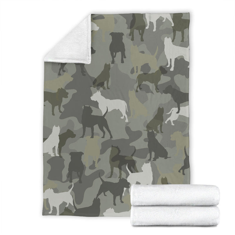 Pitbull Camo Blanket - Carbone&