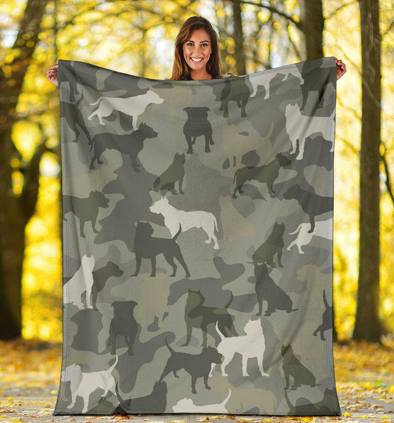 Pitbull Camo Blanket - Carbone&