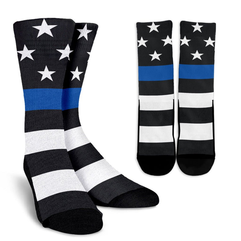 Police Crew Socks - Carbone&