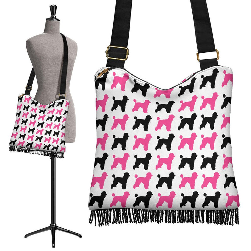 Poodle Dog Crossbody Boho Handbag - Carbone&