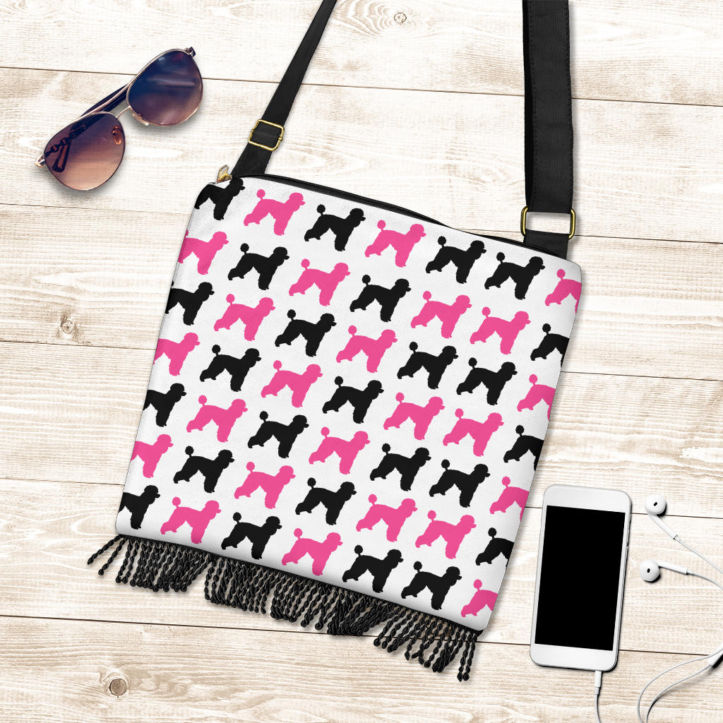 Poodle Dog Crossbody Boho Handbag - Carbone's Marketplace