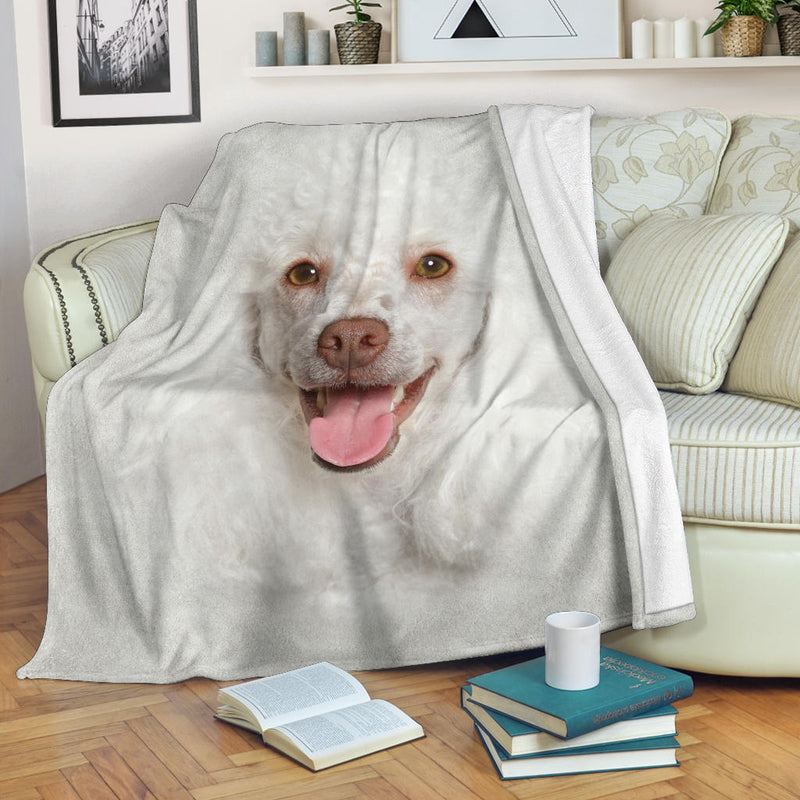 Poodle Face Hair Blanket - Carbone&