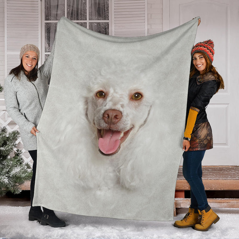 Poodle Face Hair Blanket - Carbone&