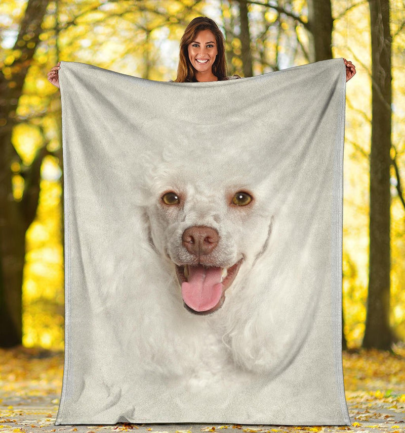 Poodle Face Hair Blanket - Carbone&