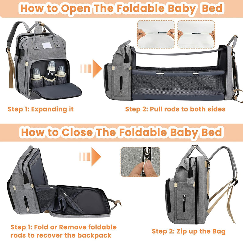 Portable Baby Bed - Carbone&