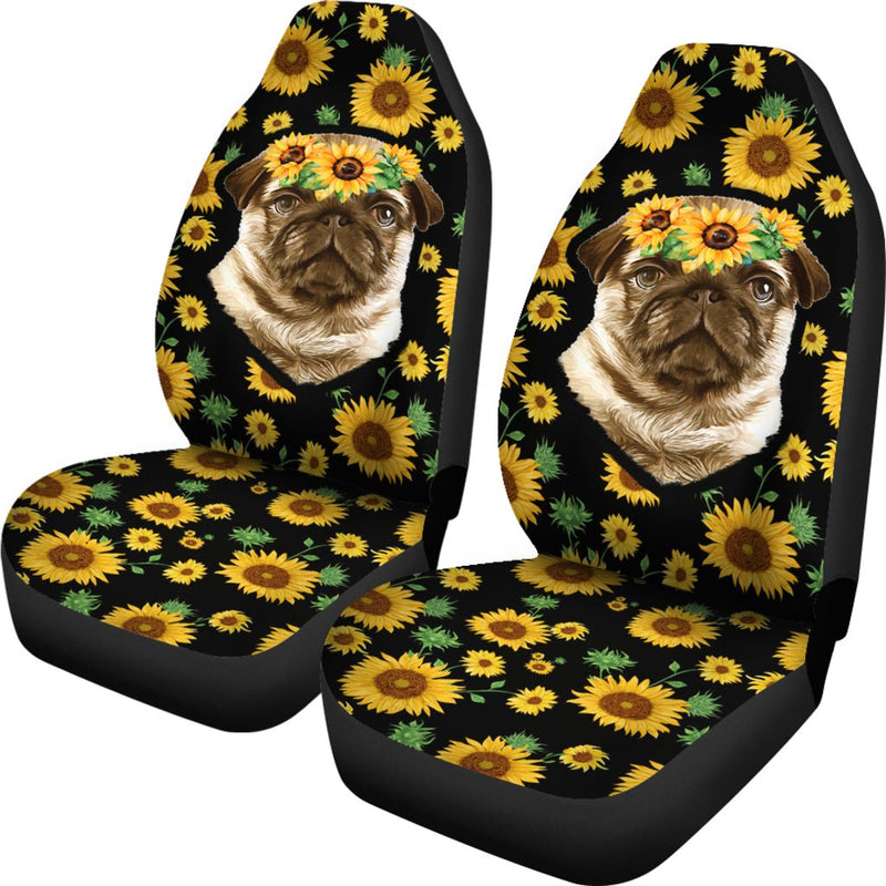 Pug Car Seat Covers - Carbone&