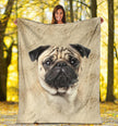 Pug Face Hair Blanket - Carbone's Marketplace