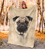 Pug Face Hair Blanket - Carbone's Marketplace