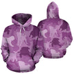 Pug Pink Camo Hoodie - Carbone's Marketplace