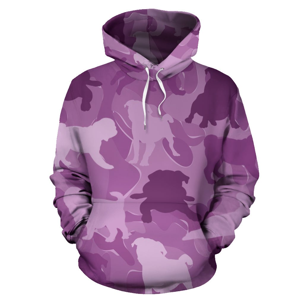 Pug Pink Camo Hoodie - Carbone's Marketplace