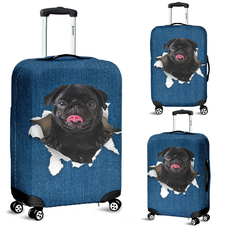 Pug Torn Paper - Carbone&