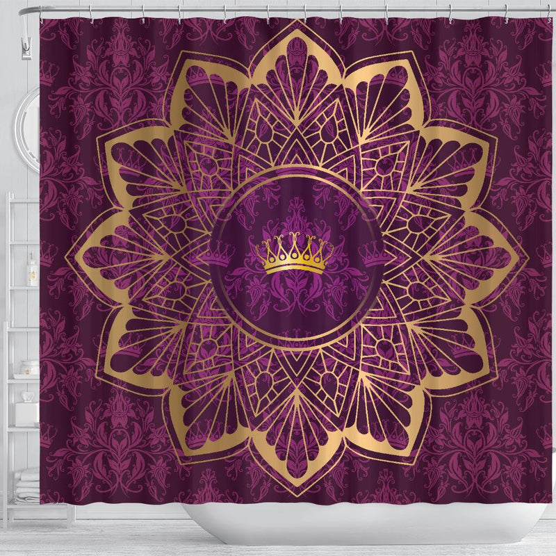 Purple Luxury Mandala Shower Curtain - Carbone&