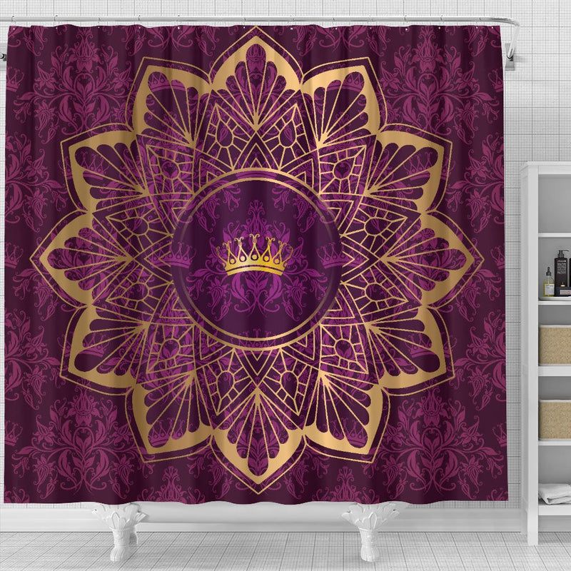 Purple Luxury Mandala Shower Curtain - Carbone&