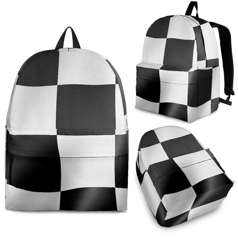 Racing Checkerboard Bookbag - Carbone&