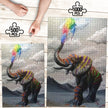 Rainbow Elephant Jigsaw Puzzle - Carbone's Marketplace