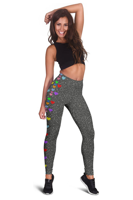 Rainbow Hearts Leggings - Carbone's Marketplace