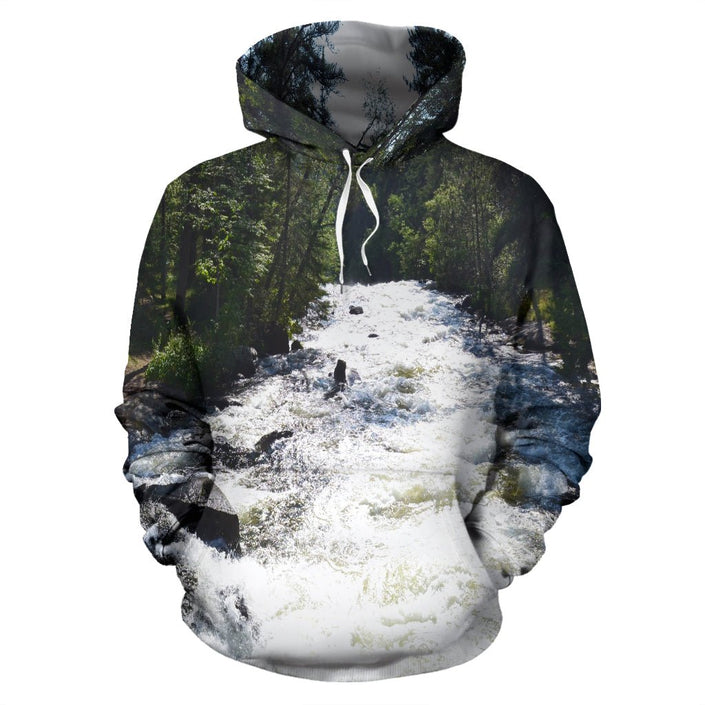 Relaxing Rapids All Over Hoodie - Carbone's Marketplace