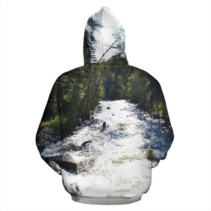 Relaxing Rapids All Over Hoodie - Carbone's Marketplace