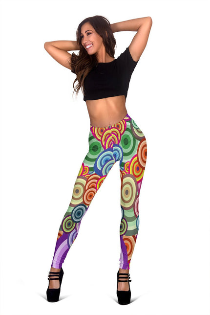 RETRO COLORS Leggings - Carbone's Marketplace