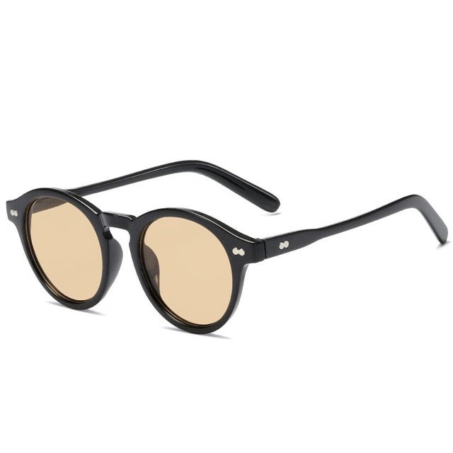 Retro Round Sunglasses - Carbone&