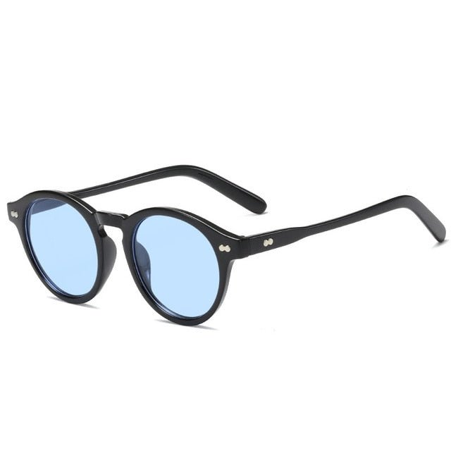 Retro Round Sunglasses - Carbone&