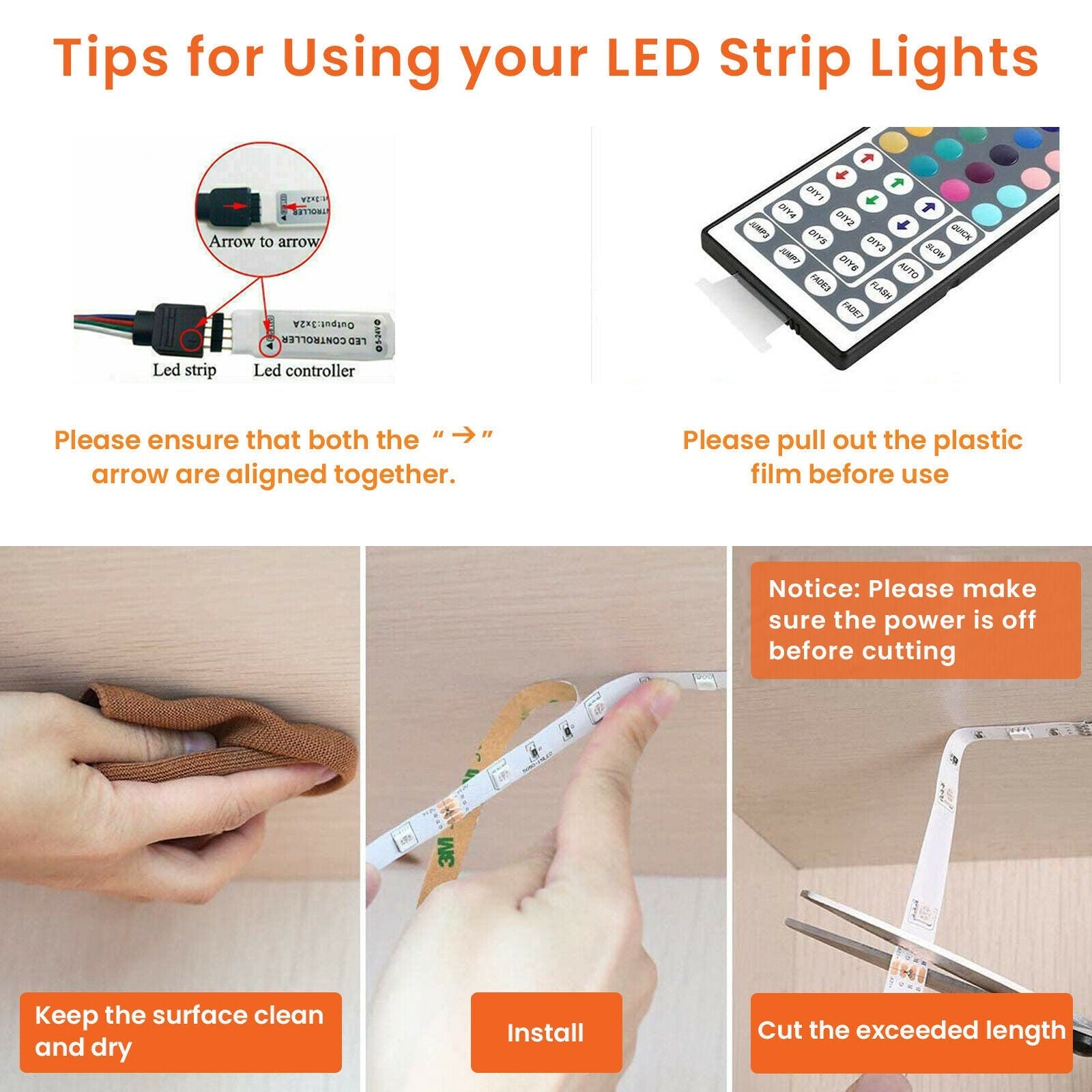 RGB Flexible Led Strip Lights (Non-Waterproof) - Carbone's Marketplace