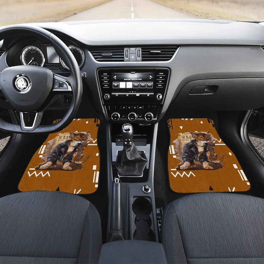 Rock Cat Car Floor Mat - Carbone's Marketplace
