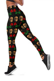 Roses and Skulls Leggings for Skull Lovers - Carbone's Marketplace