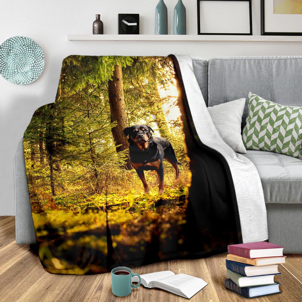 rottweiler blanket - Carbone's Marketplace