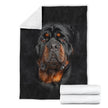 Rottweiler Face Hair Blanket - Carbone's Marketplace