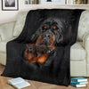 Rottweiler Face Hair Blanket - Carbone's Marketplace