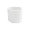 Round White Ceramic Planter - Carbone's Marketplace