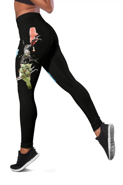 Running Horse Leggings (Black) - Carbone's Marketplace