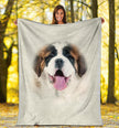 Saint bernard Face Hair Blanket - Carbone's Marketplace