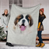 Saint bernard Face Hair Blanket - Carbone's Marketplace