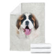 Saint bernard Face Hair Blanket - Carbone's Marketplace