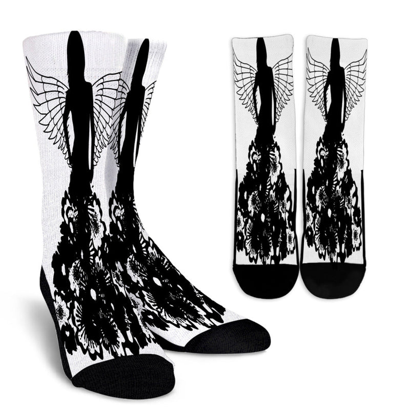 Salsa Angel Crew Socks - Carbone&