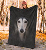 Saluki Face Hair Blanket - Carbone's Marketplace